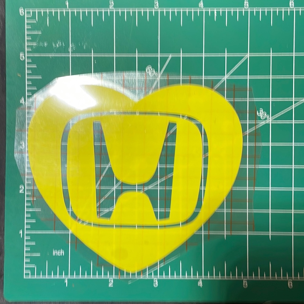 vinyl sticker great for windows, lap tops, tablets, wall decor, mirrors and more